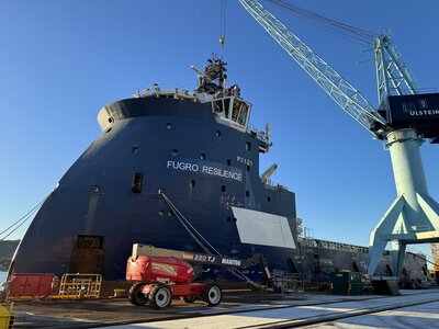 Fugro Resilience by quay